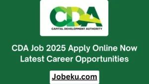 CDA Job 2025 Apply Online Now Latest Career Opportunities